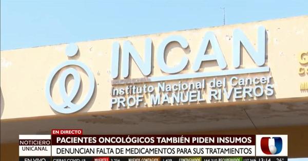 Pacientes oncológicos también claman por medicamentos