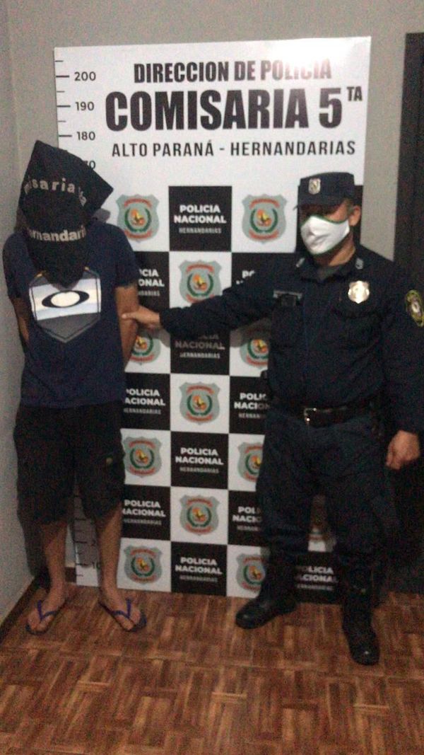 Detenido en flagrancia por intento de asalto a delivery - ABC en el Este - ABC Color