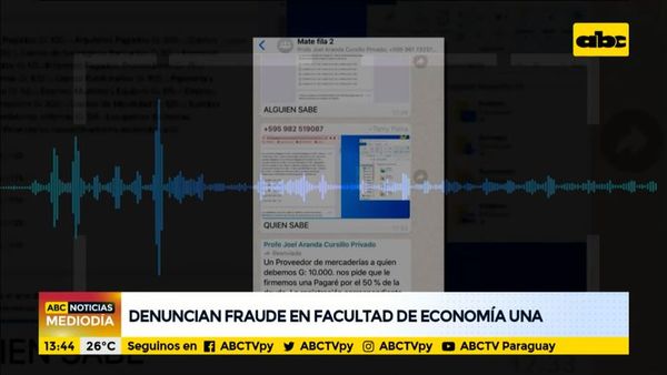 Denuncian fraude en la Facultad de Economía de la UNA - ABC Noticias - ABC Color