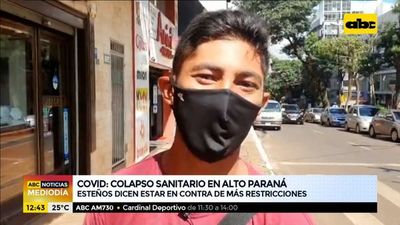 Esteños dicen estar en contra de más restricciones - ABC Noticias - ABC Color