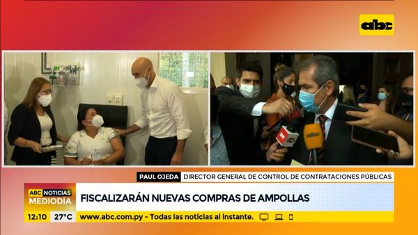 Fiscalizarán nuevas compras de ampollas - ABC Noticias - ABC Color