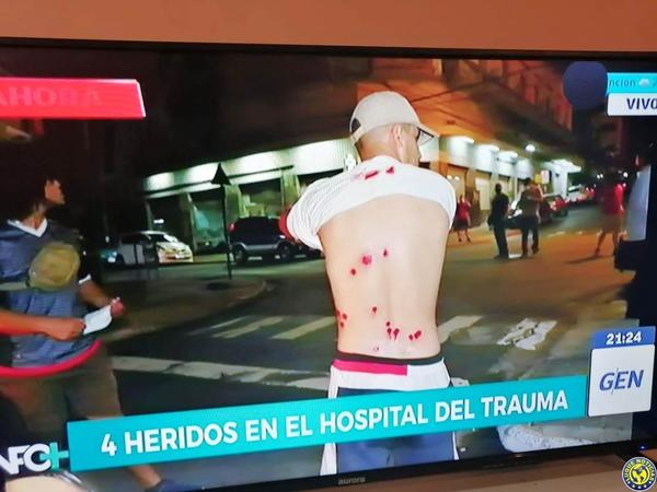 Varios heridos llegaron al Hospital de Trauma •