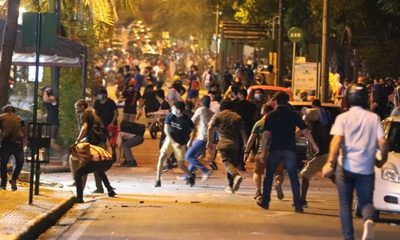 Ministro del Interior: “Algunos jóvenes solo tenían intención de destruir”