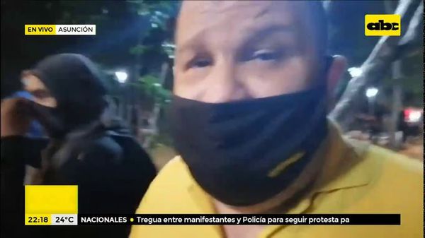 Periodista de ABC atacado por supuestos manifestantes - ABC Noticias - ABC Color