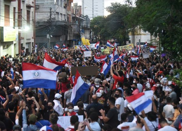 Manifestación ciudadana se reanuda esta mañana - Nacionales - ABC Color