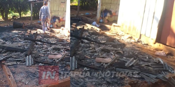 CNEL. BOGADO: EXPLOSIÓN DE GARRAFA OCASIONÓ INCENDIO Y DEJÓ UN HERIDO DE GRAVEDAD 