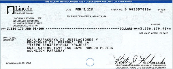 Cajubi recupera USD 3.530.179 producto de inversiones fraudulentas realizadas en 2007 | .::Agencia IP::.