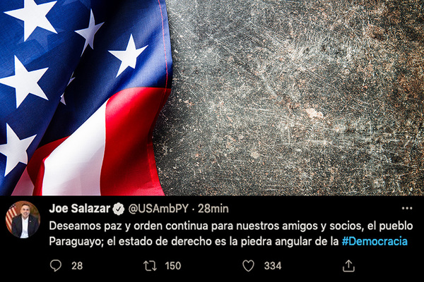 La embajada de Estados Unidos da apoyo al Gobierno y el pueblo paraguayo. | OnLivePy