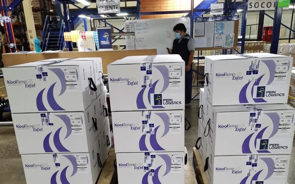 Arribaron al país 20 mil vacunas CoronaVac donadas por Chile