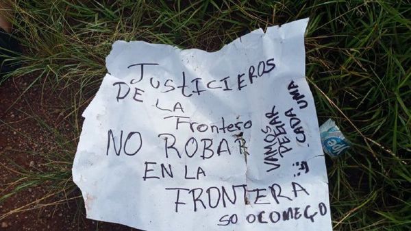 JUSTICIEROS DE FRONTERA VUELVEN A APARECER Y MATAN A SUPUESTO LADRÓN