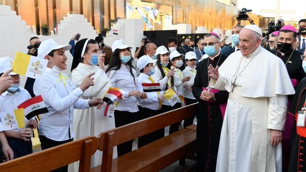 Primera misa del papa Francisco en Bagdad