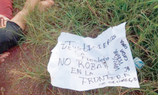 Crónica / Lo mataron y le cortan la mano en la frontera