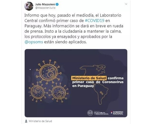 A un año del primer caso de coronavirus en Paraguay