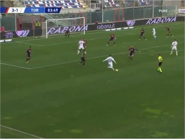 Tremendo gol de Tonny Sanabria en la Serie A
