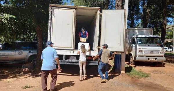 La Nación / Distribuyen vacunas Coronavac en diversas zonas del interior del país