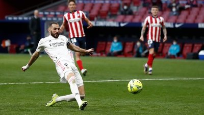 Real Madrid rescató un agónico punto ante el Atlético en el derbi