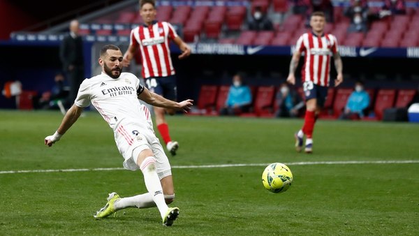 Real Madrid rescató un agónico punto ante el Atlético en el derbi