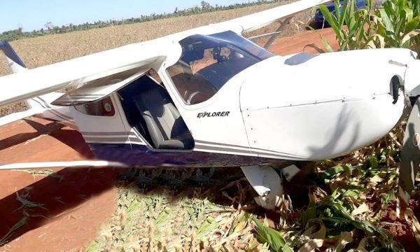 Avioneta cae en estancia de Alto Paraná