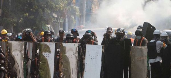 Nueva jornada de represión de las fuerzas de seguridad en Birmania