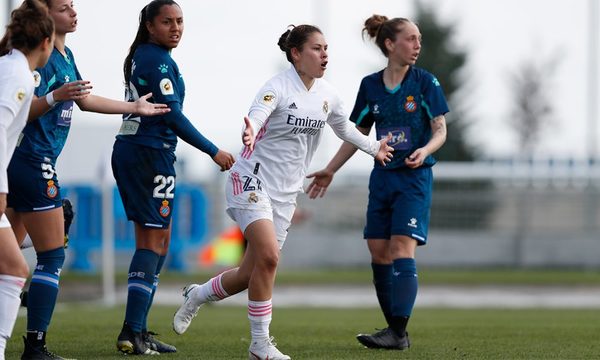 Doblete de Jéssica Martínez en la goleada del Real Madrid