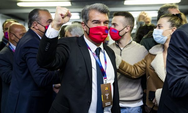 Joan Laporta es electo presidente del Barcelona por segunda vez