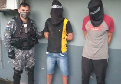 Detienen a presuntos ladrones