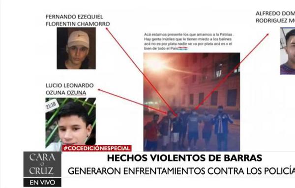 Policías siguen identificando a violentos de la marcha del viernes