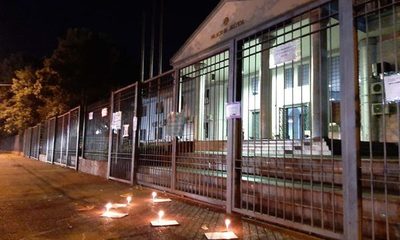 Escrache y marcha por el Día Internacional de la Mujer en CDE