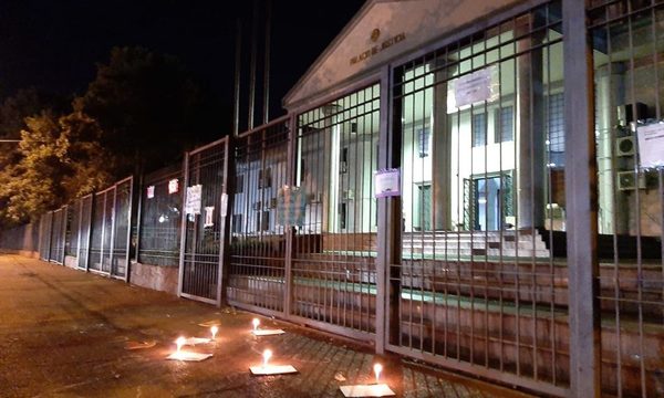 Escrache y marcha por el Día Internacional de la Mujer en CDE