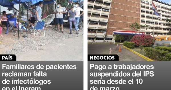 La Nación / Destacados de la mañana del 8 de marzo