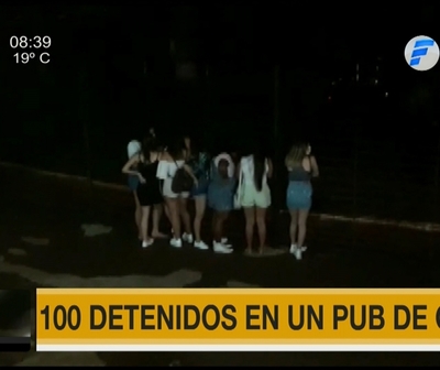 100 detenidos en pub de Ciudad del Este