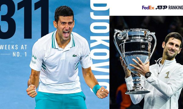 Novak Djokovic supera a Roger Federer como el mejor número 1