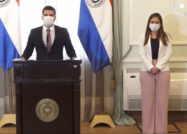 Hutteman asume como jefe de Gabinete Civil y Carmen Marín como titular de la Unidad de Gestión Presidencial - Nacionales - ABC Color