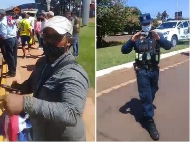 Policía evita que altoparanaenses lleguen a Asunción para sumarse a manifestación ciudadana - ADN Digital