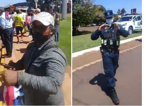 Policía evita que altoparanaenses lleguen a Asunción para sumarse a manifestación ciudadana - ADN Digital