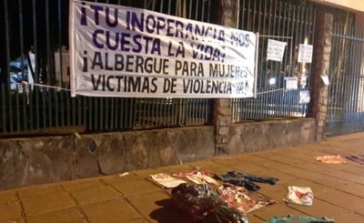 Escrache y marcha por el Día Internacional de la Mujer en CDE