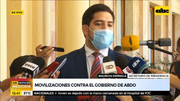 Ejecutivo culpa a Efraín Alegre y Fernando Lugo por las movilizaciones ciudadanas - ABC Noticias - ABC Color