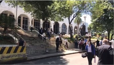 Evacuan Palacio de Justicia por amenaza de supuesta bomba