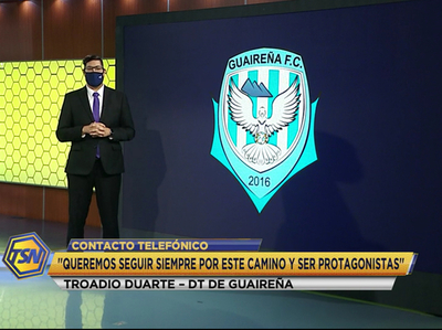 Troadio Duarte, en contacto con Tigo Sports Noticias