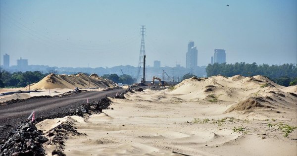 La Nación / Refulado para puente Héroes del Chaco tiene 70% en avance de obras