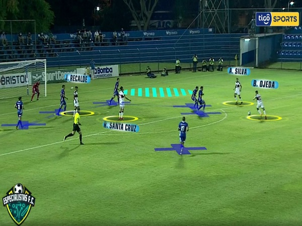 El ataque del Olimpia que se hace fuerte arriba