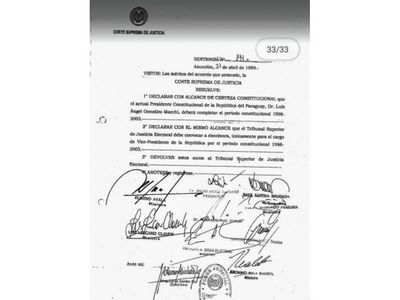En el Senado analizan resolución de la Corte de 1999 sobre la doble acefalía