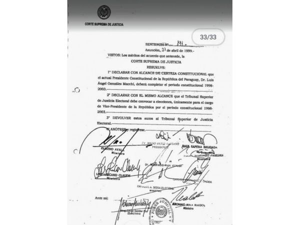 En el Senado analizan resolución de la Corte de 1999 sobre la doble acefalía