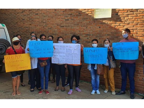 Concepción: Familiares de enfermos renales piden insumos