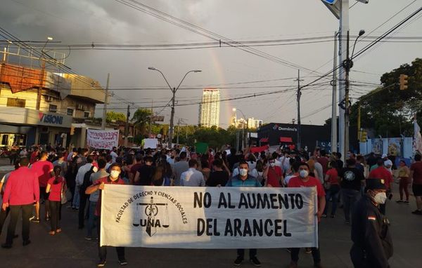 Paro en Derecho-UNA por más fondos de Fonacide - Nacionales - ABC Color
