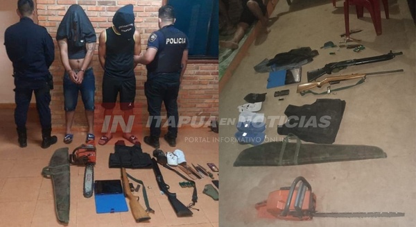EN ALLANAMIENTO, DETIENEN A DOS HOMBRES TRAS ASALTO EN SAN PEDRO DEL PNÁ.