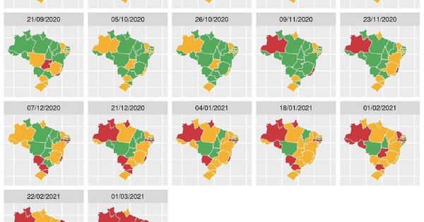 La Nación / Mapa crítico: COVID-19 golpea el UTI en Brasil