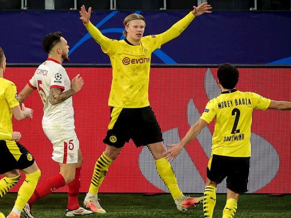 Haaland lleva a Dortmund a los cuartos de final de la Champions