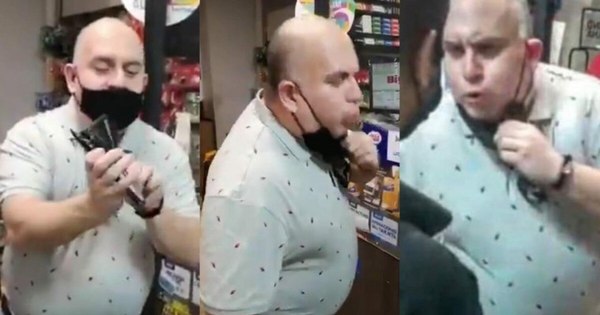 La Nación / Guardias de seguridad se solidarizan con trabajador agredido