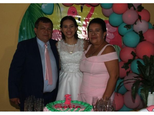 Los quince años de Sofía Milagros Benítez